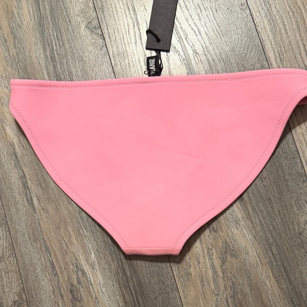 New Triangl Swimwear Pink and Black Bikini Bottom